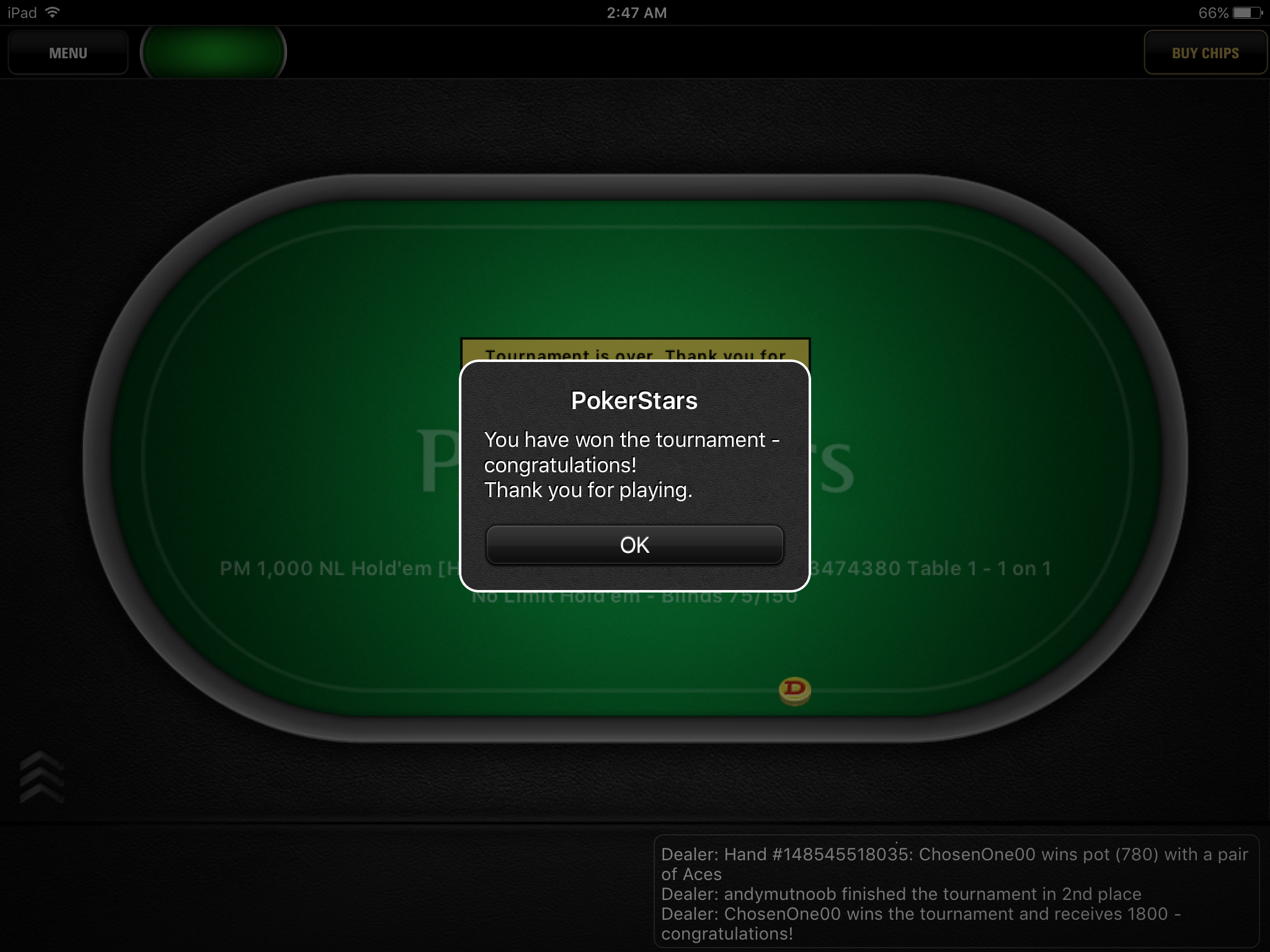 Poker h2h