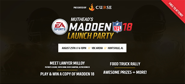 party 17 launch madden Party for Madden Join Milloy Lawyer 18 Launch Us Our with